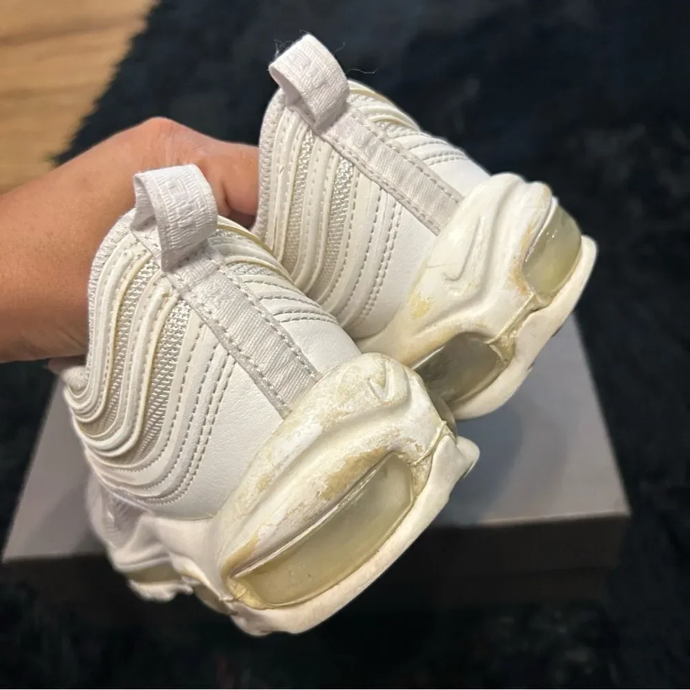 NIKE Air Max 97 white lace up shoes sneakers women’s 7.5